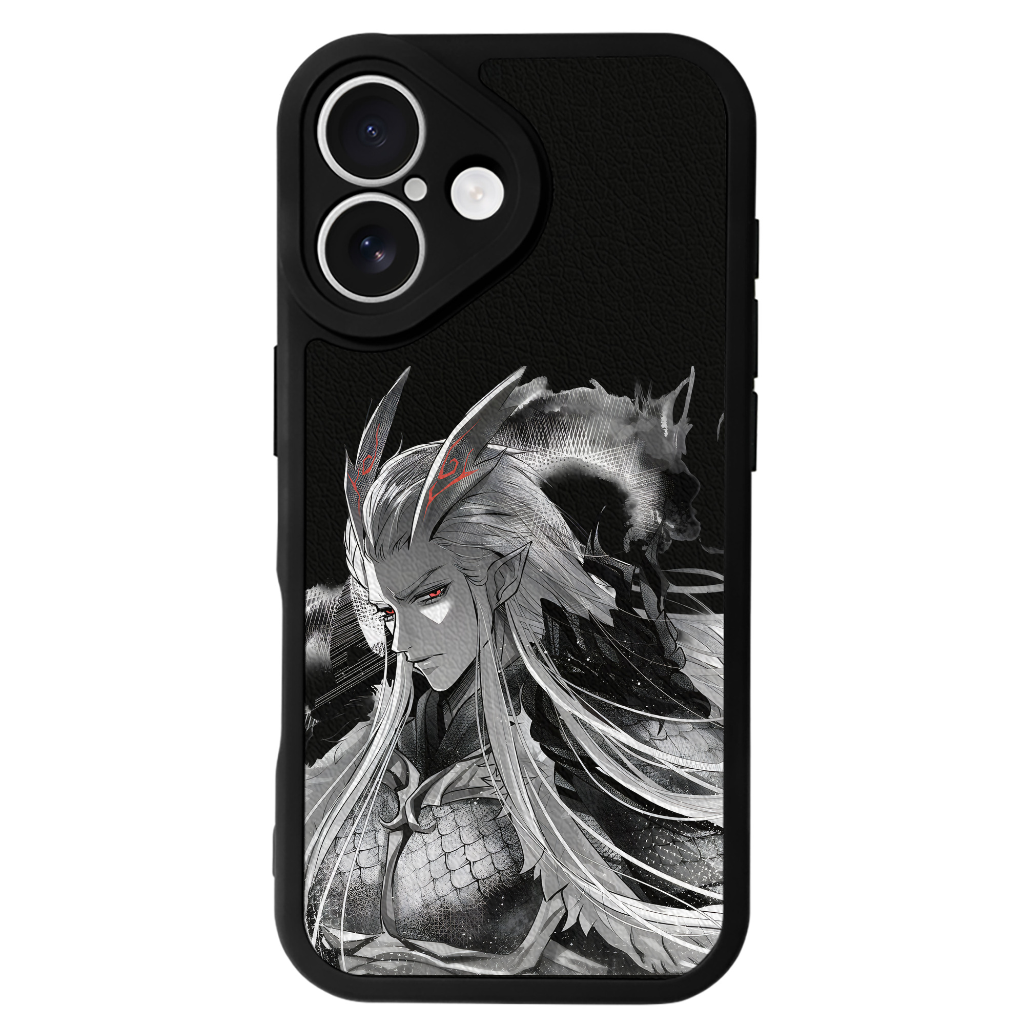 （画像用） Ne Zha 2 ナタ 魔童の大暴れ 【iPhone 16シリーズ対応】シリコンスマホケース（レザー調） 材質：シリコン